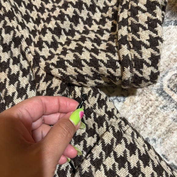 Chloe vintage houndstooth brown dress size 2 - Picture 10 of 14